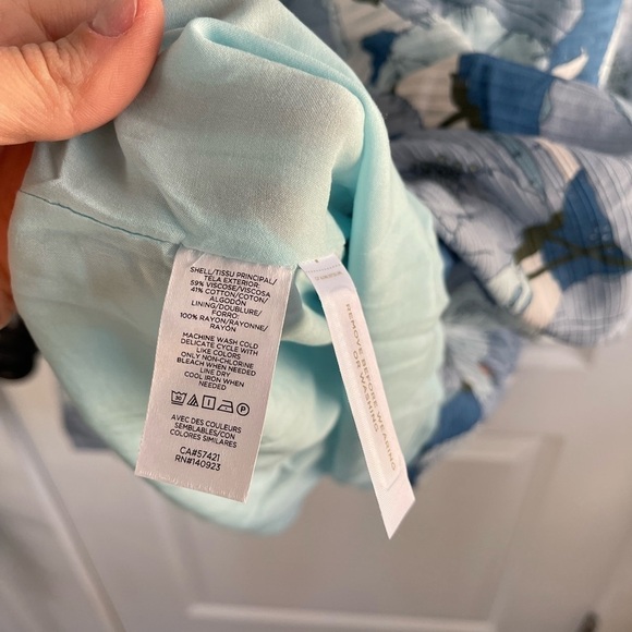 Loft Puff Sleeve Poppy Print Tiered Midi Dress - S - Picture 6 of 7